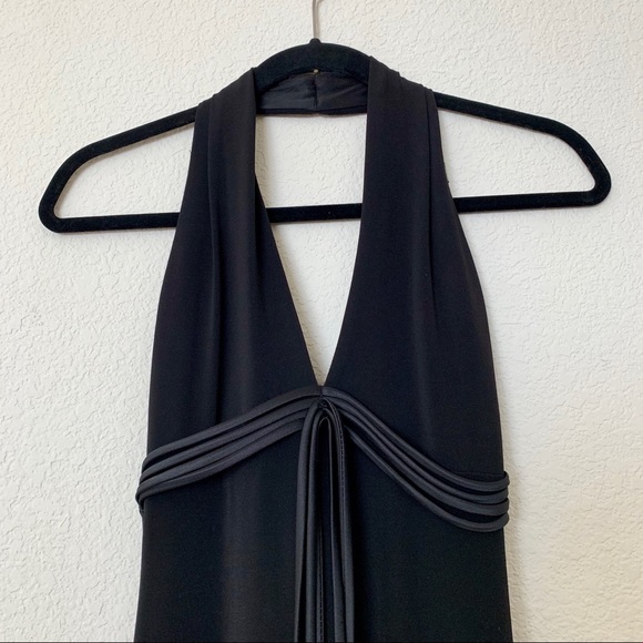 Betsy & Adam - Cascading roses halter dress, 4P - Picture 3 of 5